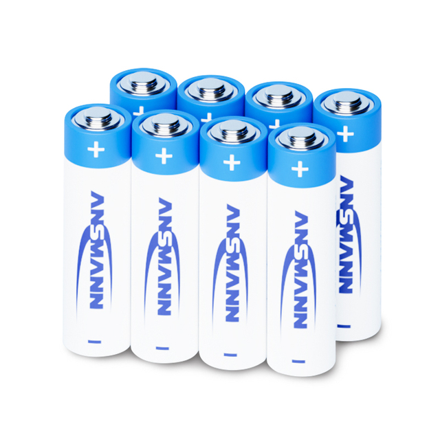 ANSMANN Premium Quality LR03 AAA 1.5V Battery Alkaline Battery for Clock Toys Remote Control and Home Appliances