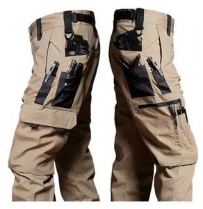 Nuevos Pantalones Tácticos Casuales de Trabajo para Hombre, Pantalones Cargo para Exteriores, Multibolsillos, Impermeables, Forro Polar, Transpirables, para Senderismo de Invierno - Product Image 4