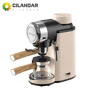 Cafetera Eléctrica Semiautomática Italiana 2026 para Hogar y Oficina con Carcasa de Plástico - Product Image 1
