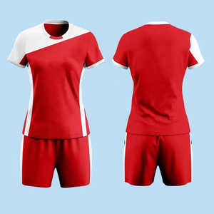 Vente en gros de nouveaux uniformes de volley-ball pour hommes et femmes, ensemble de maillots d'entraînement avec logo personnalisé - Product Image 4