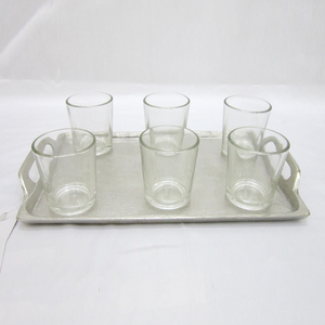 Portavelas con acabado dorado de forma redonda de Metal de aluminio estilo elegante hecho a mano de lujo superventas de la más alta calidad - Product Image 2