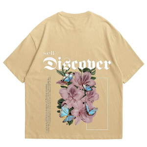 Jersey transpirable de secado rápido de algodón 100% de talla grande, camiseta de manga corta con estampado clásico de la mejor calidad para hombre, Color sólido - Product Image 1