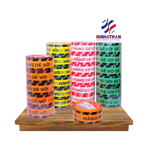 Cinta impresa personalizada transparente de alta calidad Bopp impermeable bolsa de cartón sellado tamaño personalizado Bopp cinta de embalaje fabricante - Product Image 1