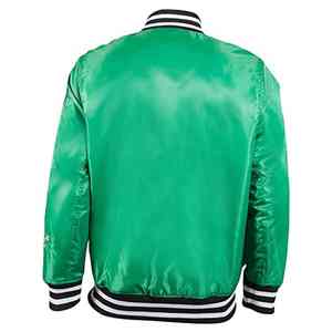 Veste universitaire en satin personnalisée pour hommes, fabriquée avec un tissu lisse, des coutures de qualité supérieure, une doublure chaude et un aspect élégant et élégant - Product Image 3