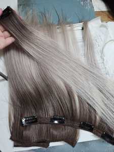 Usine En Gros De Luxe 100% Remy Vierge Extensions De Cheveux Humains De Haute Qualité Style Droit Invisible Sans Soudure Clip-Dans Les Cheveux - Product Image 3