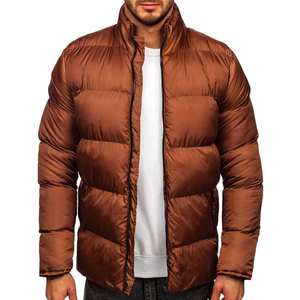 ¡Novedad de 2024! Chaqueta de invierno para hombre, estilo alto, personalizada, de talla grande, acolchada con cuello levantado, precio al por mayor, cómoda - Product Image 1