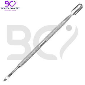 Pousse-cuticules double face en acier inoxydable, outil de manucure pour salons de nail art, Smart 80 - Product Image 2