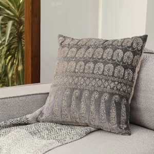 Soft Square Farmhouse 100% Organic Cotton Gots Certificate Factory Direct Oem Odm Home Decoration <b>Patchwork</b> <b>Throw</b> Cushion Covers - Product Image 2