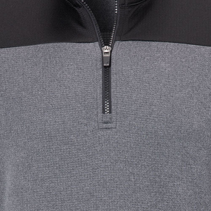 Producto caliente de los hombres de alta calidad de algodón personalizado 1/4 Zip media cremallera cuello de gran tamaño pulóver cuarto de moda liso sudaderas con cremallera - Product Image 3