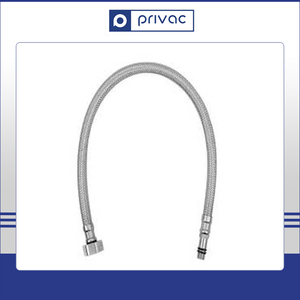 Tuyau mélangeur de lavabo tressé en acier inoxydable de 12mm de diamètre, garantie de 2 ans de marque Privac Brassworks - Product Image 3