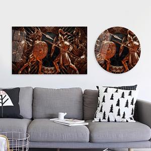 Decoración moderna y elegante para el hogar: Impresión en lienzo - Diseño vibrante, arte en vidrio templado - Product Image 1