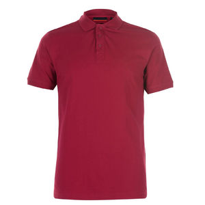 Chemise de golf pour homme avec logo brodé personnalisé, uniforme professionnel tendance, 100 % coton, couleur unie, tissu toile respirant et séchage rapide - Product Image 4