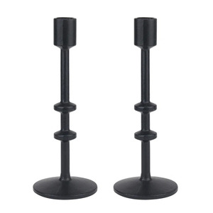 Candelabros cónicos de aluminio chapado en oro de lujo para el hogar y la iluminación de mesa de Navidad decoración vela cónica - Product Image 5