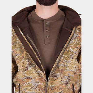Veste de chasse coupe-vent en softshell de haute qualité personnalisée, veste de chasse légère pour homme - Product Image 3