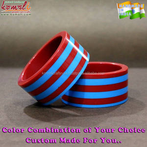 Ensembles de bijoux faits à la main en résine plate multicolore pour femmes, idéaux pour les tenues de fête et les looks de tous les jours - Product Image 2