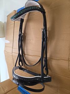 Brida de caballo de cuero Ecuestre para deportes al aire libre de las exportaciones globales más vendidas MH totalmente personalizada de alta calidad OEM/ODM aceptado - Product Image 2