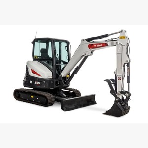 Tracteur d'occasion E35 à roues avec moteur et boîte de vitesses, prêt à la vente, équipé d'un chargeur frontal, matériel agricole utilitaire - Product Image 1