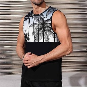 Hommes Gym Vest En Gros Personnalisé Respirant Coton Sans Couture-Fitness Musculation Formation Débardeurs Simples Téléchargés par Dress Sports - Product Image 5