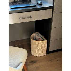 Cesta de basura de lavado blanco Herramienta de torneado duradera para la organización del hogar - Product Image 3