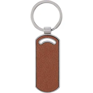 Portachiavi Sostenibile Jill in Pelle Riciclata per Uso Promozionale - Product Image 2