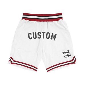 Pantalones cortos de baloncesto para hombre, malla de secado rápido, bordado personalizado, venta al por mayor - Product Image 1