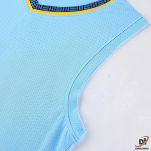 Conjunto de uniforme de baloncesto sin mangas cómodo para hombre Collage entrenamiento deportes al aire libre técnica de sublimación de talla grande para adultos - Product Image 4