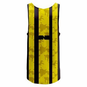 Camiseta de tirantes de compresión para hombre de alta calidad, talla grande, informal, con diseño de espalda cruzada, transpirable, de punto, para culturismo, 180g - Product Image 2