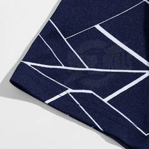 เสื้อยืดลำลองผ้าย้นสีพื้นสำหรับผู้ชายไซส์ใหญ่พิเศษ - Product Image 4