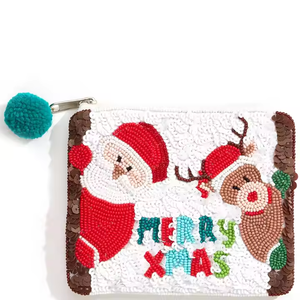 Monedero de cuentas con logotipo personalizado, monedero de cuentas de semillas de colores, monedero de mujer con bordado, monedero de cuentas, regalo, marca personalizada - Product Image 6