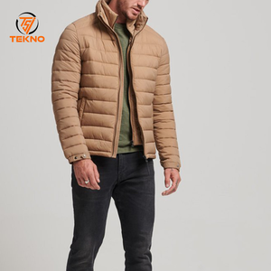 Chaqueta de abrigo cálida de invierno para hombre a la moda, chaqueta acolchada personalizada de poliéster para hombre, chaqueta de burbujas para exteriores para hombre, servicio OEM - Product Image 1