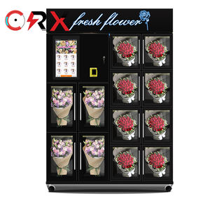 Máquina Expendedora de 12 casilleros grandes negros para flores frescas Máquina Expendedora de flores de refrigeración - Product Image 3