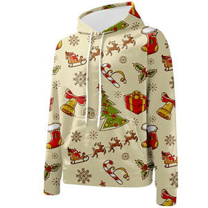 Oferta: Conjunto Navideño de 2 Piezas, Nuevo Diseño, Pantalones Cargo Sublimados, Chándal Talla Grande XL, Estilo Casual de Felpa con Logotipo 2026 - Product Image 2