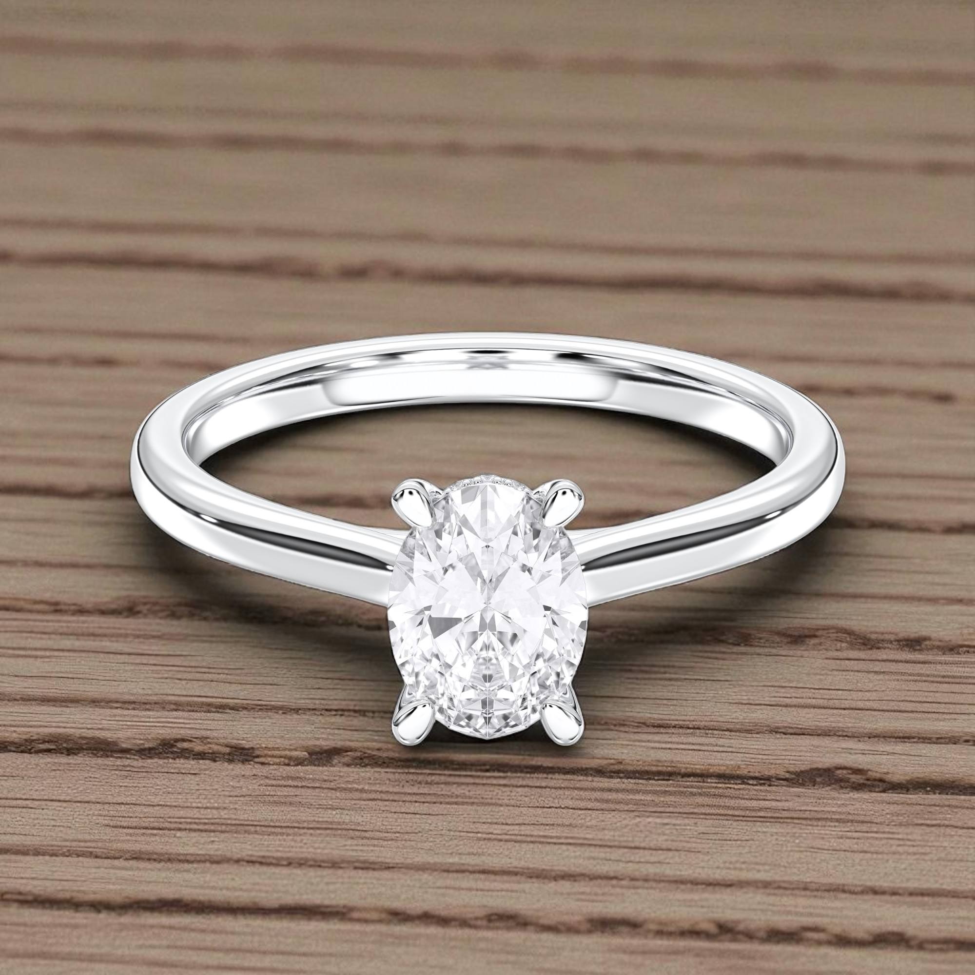 14K White Gold