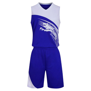 Conjunto de Uniforme de Baloncesto Unisex, Transpirable, con Logotipo Personalizado por Sublimación, Kit de Entrenamiento, Tallas Grandes, Venta al Por Mayor para Verano - Product Image 3