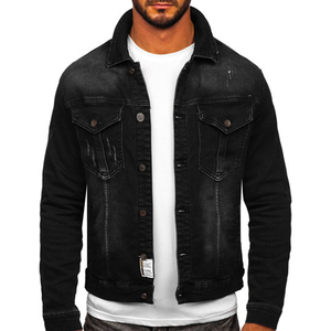 Veste jeans pour hommes personnalisée dernière conception jeans de haute qualité prix de gros jeans pour hommes vestes pour hommes, vestes pour hommes, veste pour homme - Product Image 3