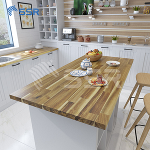 SSR Vina hiện đại rõ ràng nhuộm màu Keo Gỗ butcher khối Countertop thực phẩm an toàn-cho khách sạn Việt Nam giá bán buôn - Product Image 6