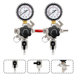 Régulateur de CO2 avec connecteur de gaz métal maison brassage bière barre professionnelle accessoires de bière un bloc une connexion - Product Image 1
