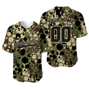 Mode pour hommes, vente en gros, maillot de baseball à manches courtes, vêtements de sport par sublimation personnalisés, maillot vierge imprimé bon marché - Product Image 1