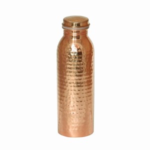 Botella de agua de cobre con patrón martillado Premium, accesorios duraderos y confiables para beber agua hirviendo, el mejor precio a la venta - Product Image 4