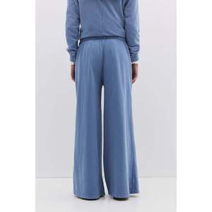 Pantalon de survêtement large pour femme avec poches, taille haute, grande taille, pour le sport et l'extérieur, hiver, 100 % coton tricoté plat - Product Image 5