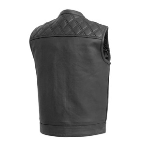 Vestes pour hommes, gilet en jean sans manches, mode streetwear, tenue décontractée à superposer, style vintage robuste, style moto délavé - Product Image 2