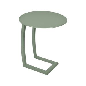 Weather Resistant Aluminum <b>Side</b> <b>Table</b> Crafted for <b>Outdoor</b> Use Providing a Sturdy Surface for Drinks or Decor Accents - Product Image 4