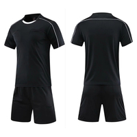 Set seragam sepak bola pria dewasa baru setelan Futebol kustom warna & Logo 100% poliester pakaian olahraga kualitas tinggi