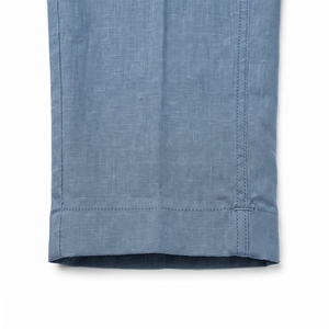 Pantalon d'été pour homme en mélange lin-coton, respirant, décontracté et élégant, OEM ODM, vente en gros, usine, marque privée, faible MOQ - Product Image 4
