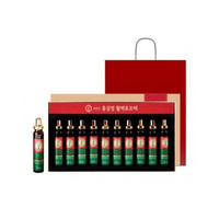 Extrait de Ginseng Rouge Coréen Énergie Forte – Ginseng de 6 Ans en Ampoule Liquide Orale – Tonique Quotidien Antioxydant pour la Santé Immunitaire et Cérébrale des Adultes