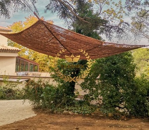 Decoración de resort Cómoda vela de sombra de fibra de coco Más fuerte Variedad respetuosa con el medio ambiente Playa Sun Shading - Product Image 5