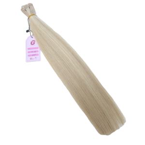 Extension de cheveux humains Remy lisses, tissage plat, vierge, Double Machine, haute qualité, prix de gros - Product Image 5