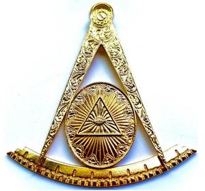 Collier de bijoux plaqué or pour ancien grand prêtre de l'arche royale maçonnique JEVVY CRAFTS, pour maçons, en or et en argent. - Product Image 6