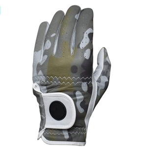 Gant de golf KATBROS INDUSTRY, imprimé camouflage, cuir véritable, antidérapant, fermeture à scratch, main droite, gant de sport pour homme - Product Image 1