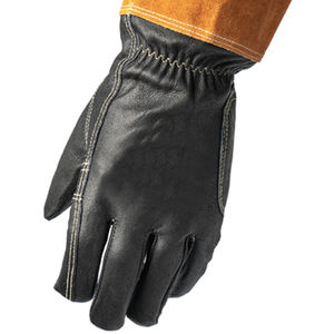 Nouveau 2025 Gants de soudage sur mesure de qualité supérieure en gros Gants de travail d'hiver avec gant de soudage en cuir de vache fendu - Product Image 5